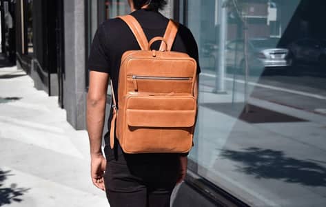 leather laptop bag