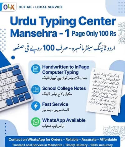 Urdu Writer & Content Creator Available – Reasonable Rates