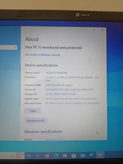 HP Desk Top Bv074K