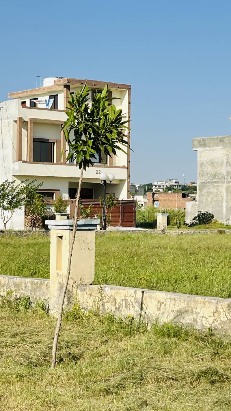 5 Marla Semi Develop Plot Available For Sale 0