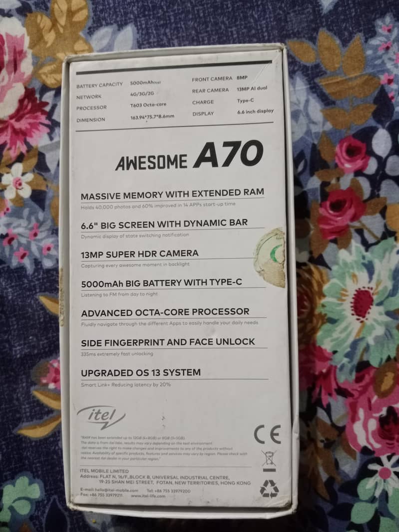 Itel A70 9