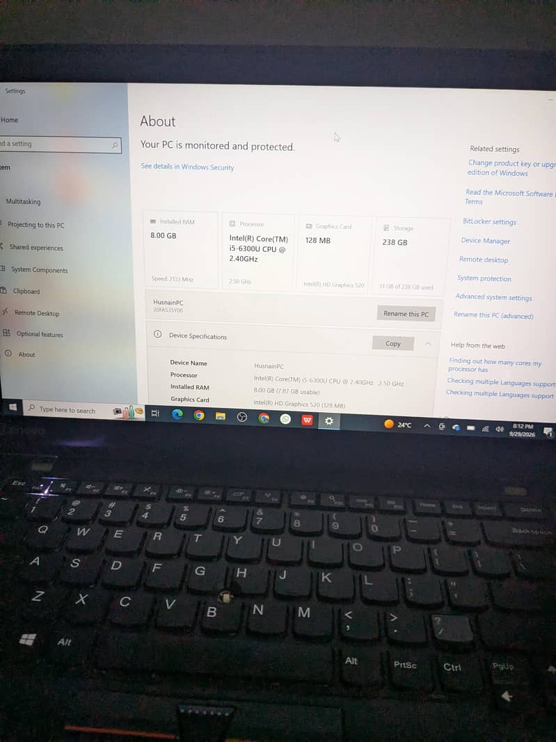 Touchscreen ThinkPad 5
