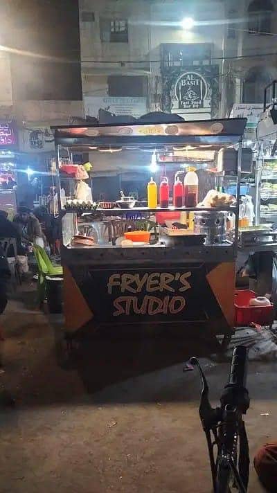 Burger,fries and Shawarma Stall