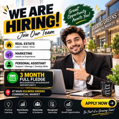 Realestate marketing and PA full time intern required
