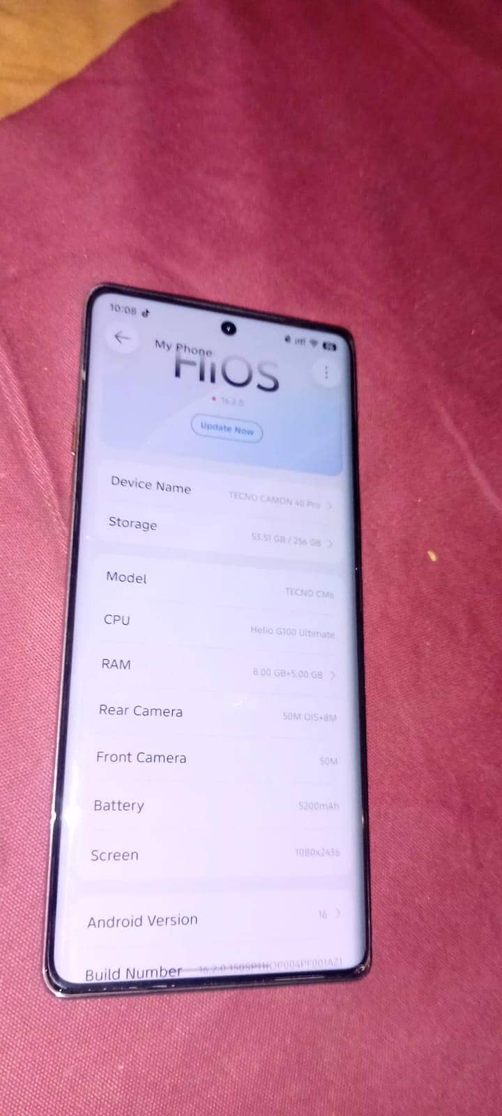 Tecno CAMON 40 Pro 1