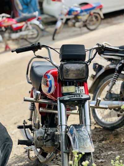 21 model hi speed 24 ka registered ha one handed use bike