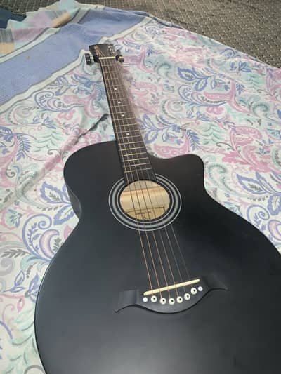 Black Galaxy Leo Acoustic Guitar – 6 String