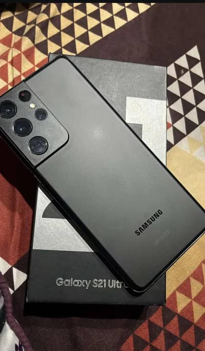 Samsung s21 ultara 5G 12gb128 dual sim online approved ha Life time