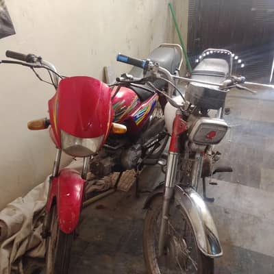 URGENT 2 BIKES FOR SALE 70CC AND 100CC