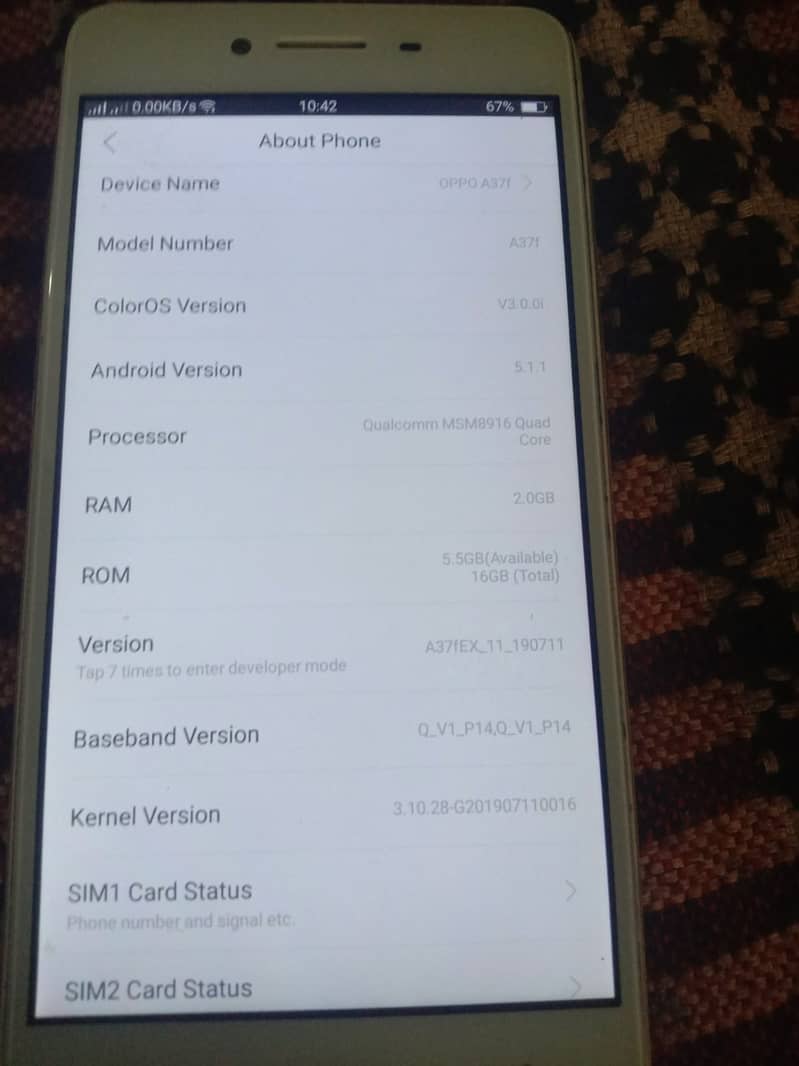 OPPO A37 0