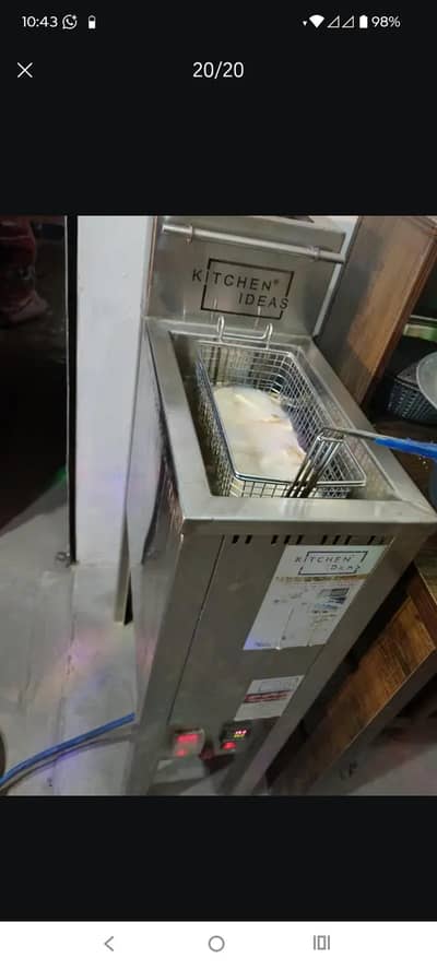 Fully automatic 8 liter fryer for sale