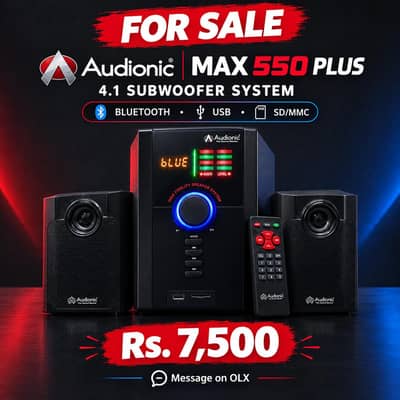 Audionic MAX 550 Plus 4.1 Subwoofer Speaker System