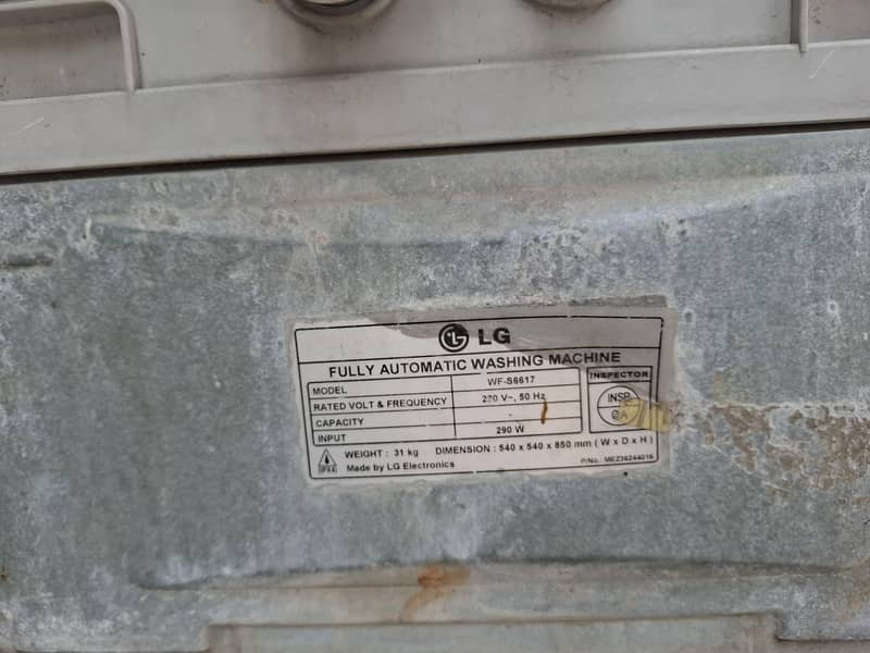 LG automatic washing machine 3