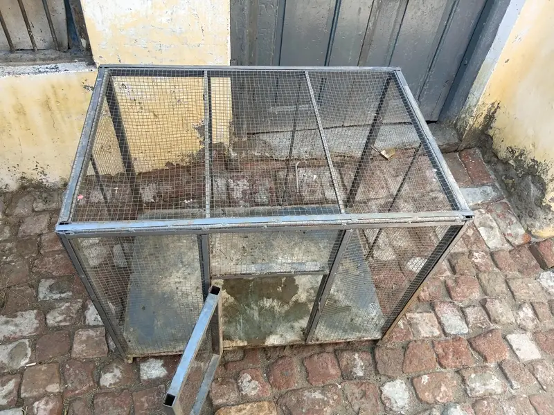Heavy Duty Iron Cage with Iron Sheet Floor” — photo 2