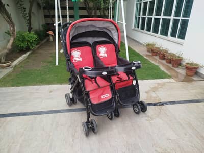 Premium Zubaidas Twin Stroller