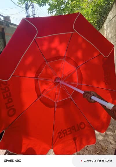 full size umbrella with double stand urgent sale