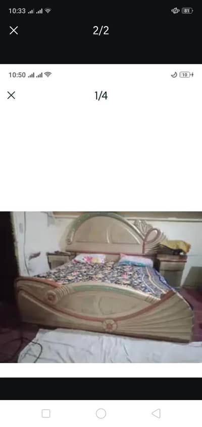 in size bed full decorated