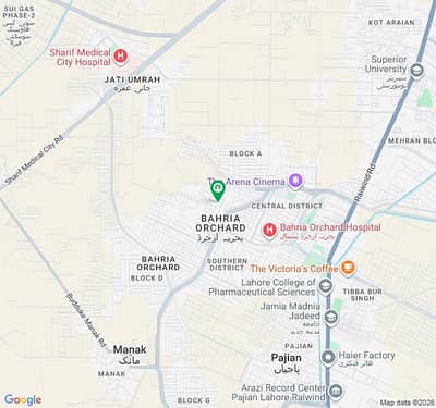 10 MARLA ON-GROUND PLOT IS AVAILABLE FOE SALE IN BAHRIA ORCHARD PHASE 2