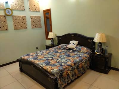 Bedset with side table without mattress
