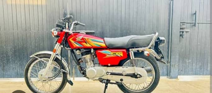 Honda CG 125 2025 Red Colour