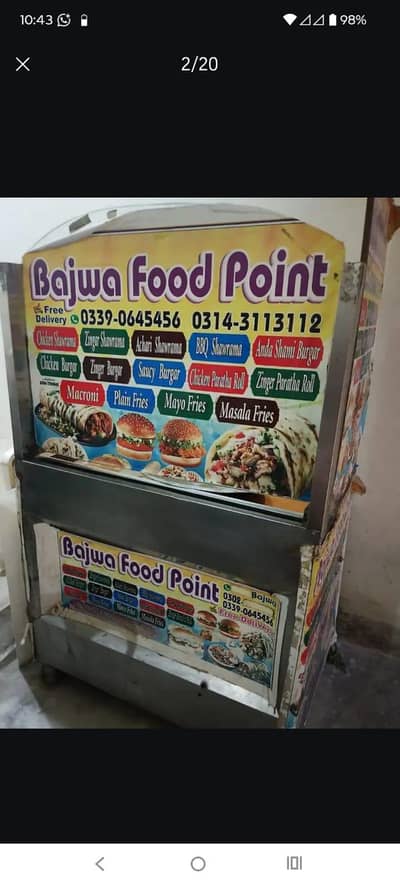 Shawarma counter for sale