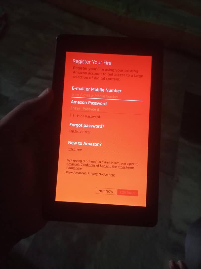 Amazon tablet fire 7 1
