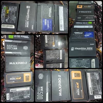 Gaming power supply 500 600 700 fsp cooler master super flower psu