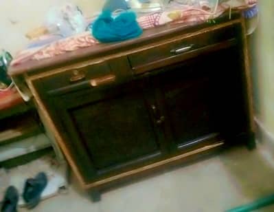iron stand pure wooden big saize