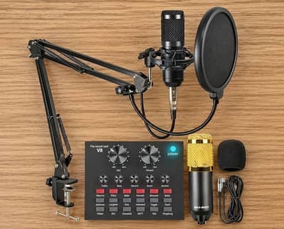 v8 condenser microphone only 1 month use almost new condition