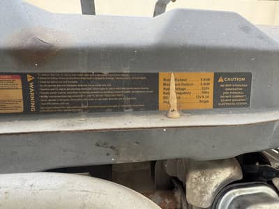 Hyundai generator 5.5kva