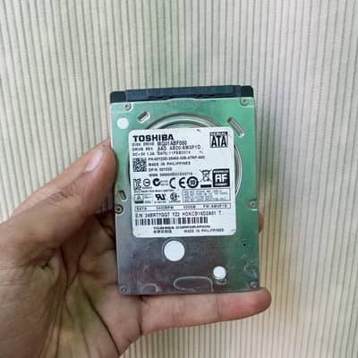 TOSHIBA 500GB HDD DRIVE HEALTH 100%