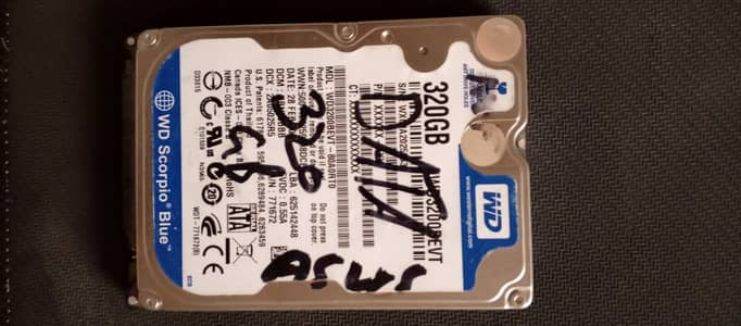 WD Laptop Hard 320GB