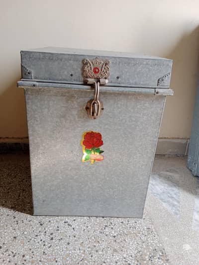 Two Iron  Storage box and 1 baksa for sale