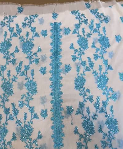 Beautiful 3 piece unstitched suit