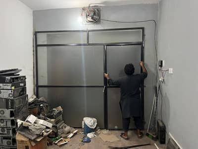 Iron and Glass front Shop Door for Office Shop or Parlor