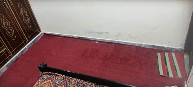 Red Carpet Room Flooring with Decorative Border