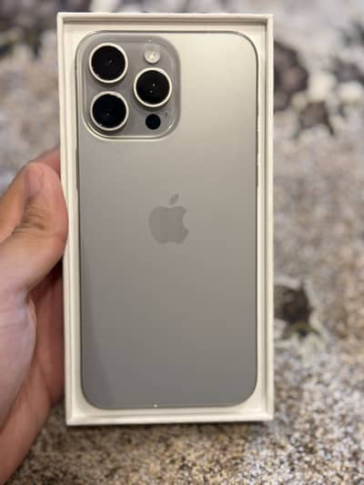 Apple iPhone 15 Pro Max 512gb (256 JV ki Price Me 512 Non PTA)