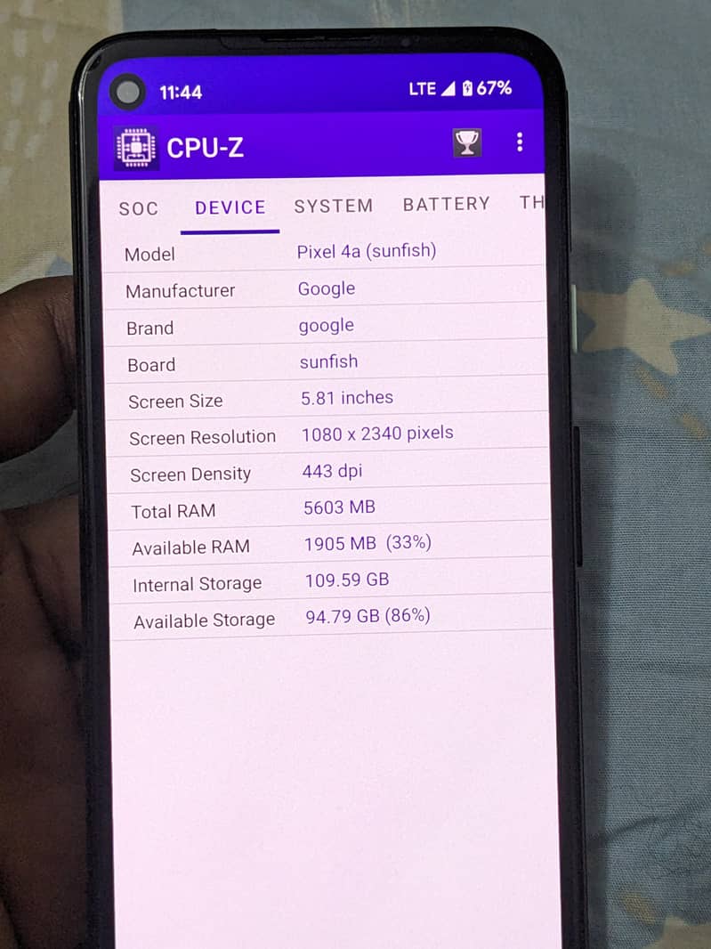 Google Pixel 4a 7