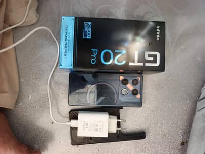 Infinix Gt 20 Pro complete Box and Original Charger. 0305/27/74/261