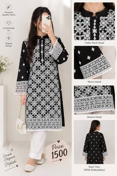 full Embroidery shirt