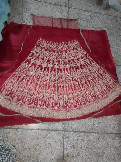 Unstitched Bridal Lengha