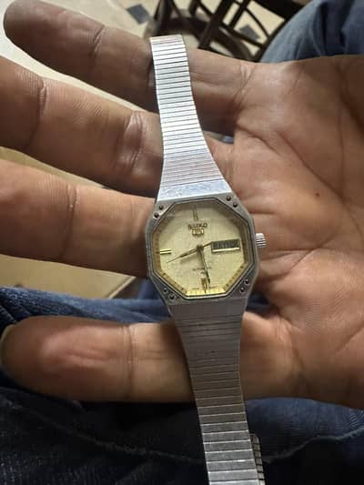 Seiko 5 automatic watch  and Rolex automatic
