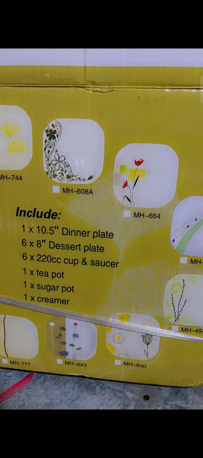 crockery items 6