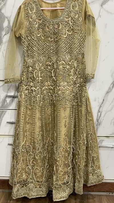 Golden Embroidered Maxi (3 piece)