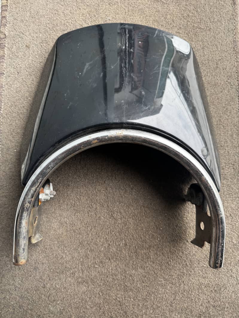 headlight visor with ring guard 0