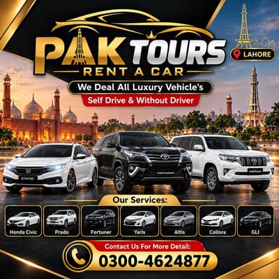Rent A Car, Hiace Grand Cabin Lahore ,Travel, Events, Weddings, Tour