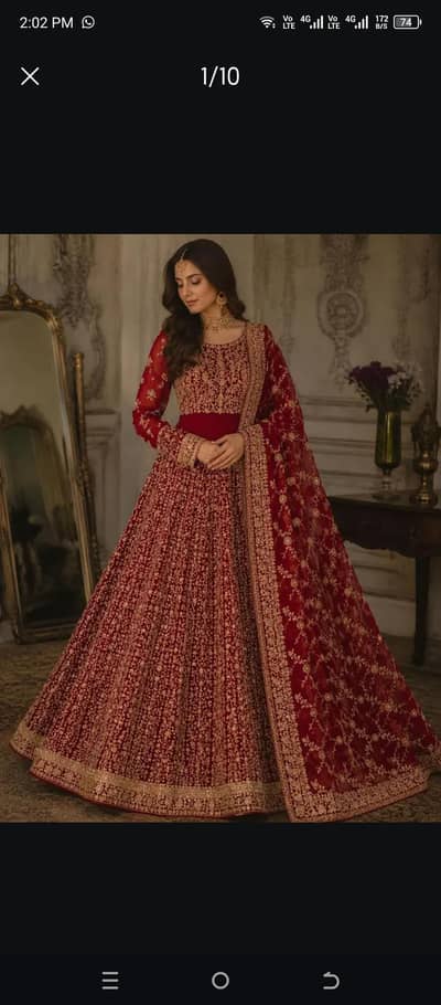 Bridal Lehnga Un-stitched