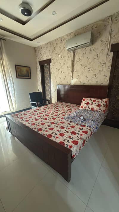 Bed with mattress double bed