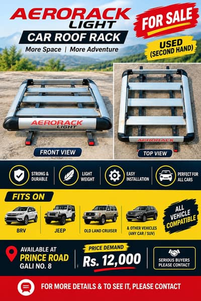 For Sale: AERORACK LIGHT Roof Rack