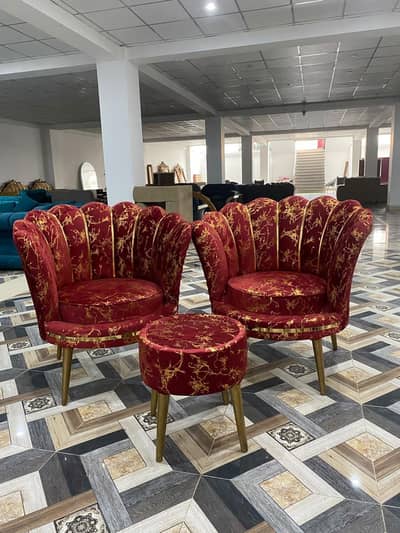 Elegant Flower Design Chair